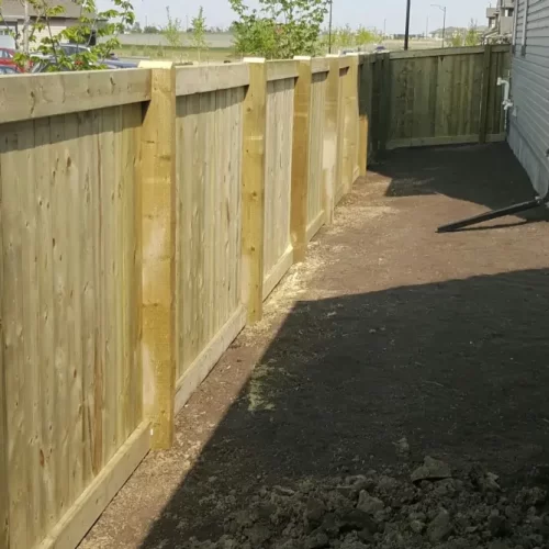Standard Pressure Treated Fence